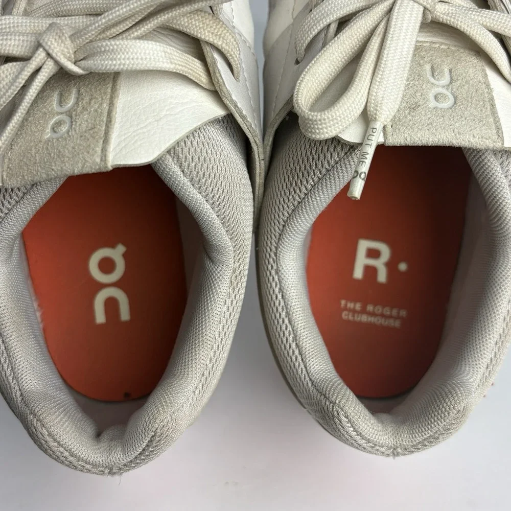 On Cloud The Roger Clubhouse White Suede Tennis Shoes Men's Size 11